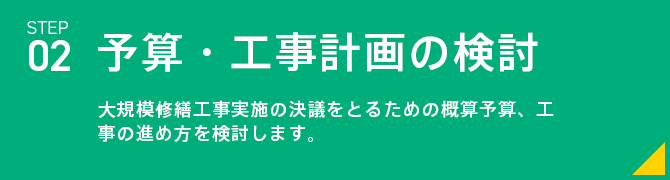 予算・工事計画の検討