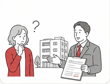 管理会社からの説明に疑問を持つ管理組合員