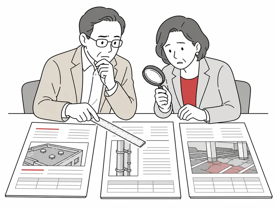 複数の工事提案を比較して悩む管理組合役員