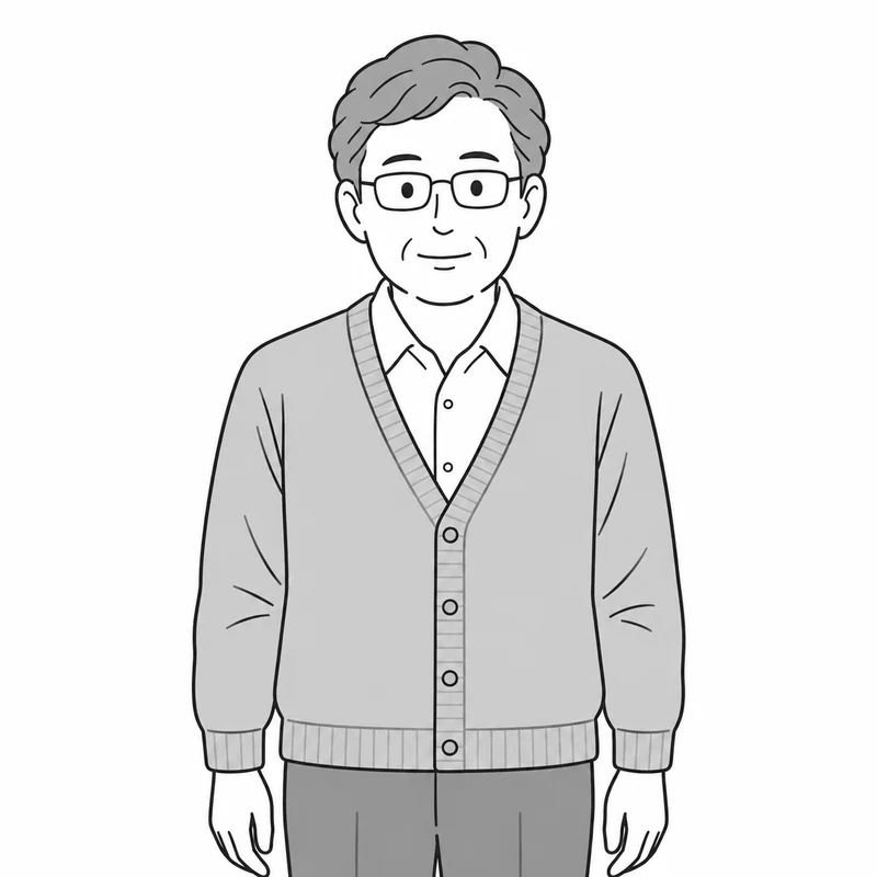 こちらを向いて体験を話す管理組合の方のイメージ